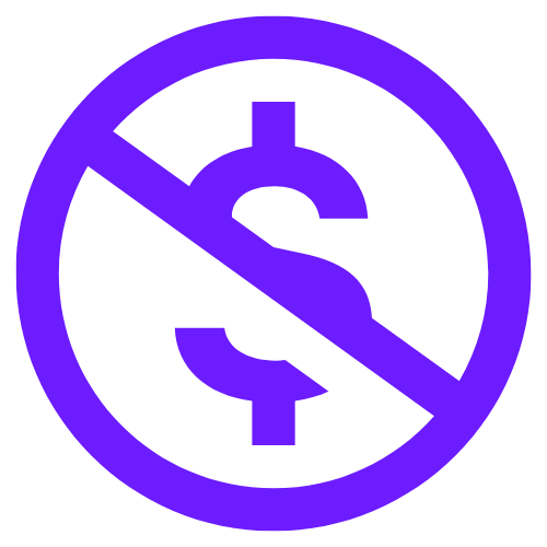 No Hidden Fees Icon