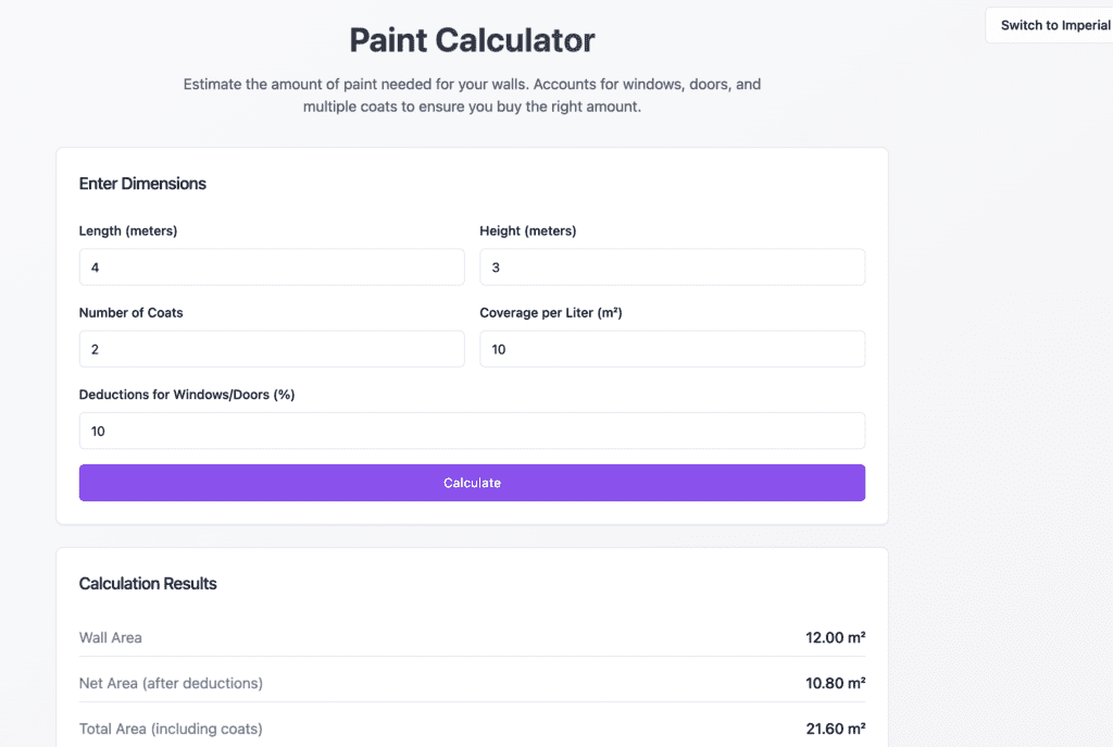 paint calculator image